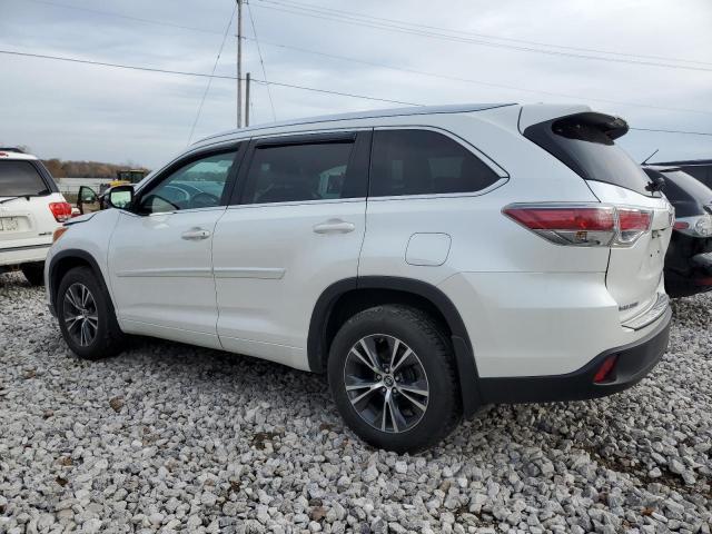 5TDJKRFH5GS297872 - 2016 TOYOTA HIGHLANDER XLE WHITE photo 2