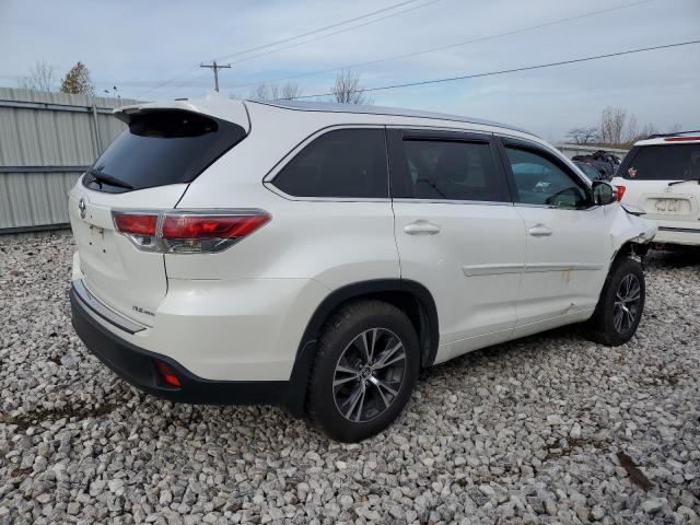 5TDJKRFH5GS297872 - 2016 TOYOTA HIGHLANDER XLE WHITE photo 3