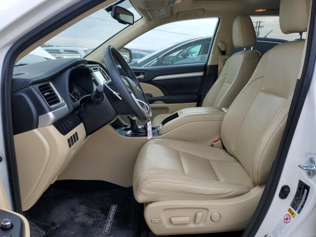 5TDJKRFH5GS297872 - 2016 TOYOTA HIGHLANDER XLE WHITE photo 7