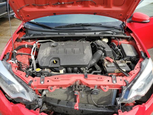 2T1BURHE9GC539850 - 2016 TOYOTA COROLLA L RED photo 11