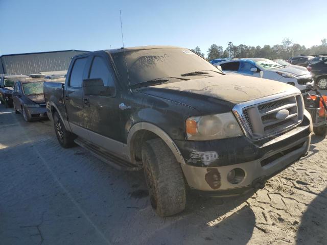 1FTPW14V47KB66111 - 2007 FORD F150 SUPERCREW BLACK photo 4