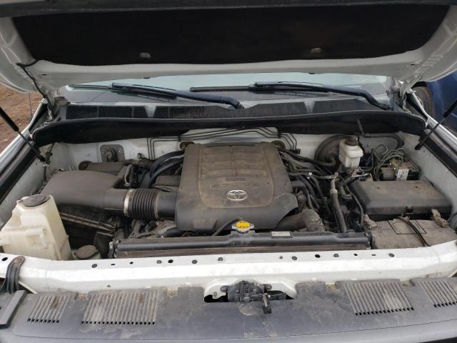 5TFUW5F15EX329787 - 2014 TOYOTA TUNDRA DOUBLE CAB SR/SR5 WHITE photo 11