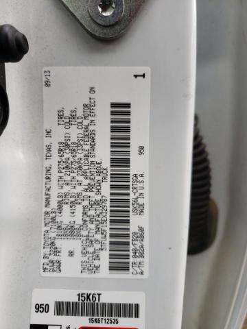 5TFUW5F15EX329787 - 2014 TOYOTA TUNDRA DOUBLE CAB SR/SR5 WHITE photo 12