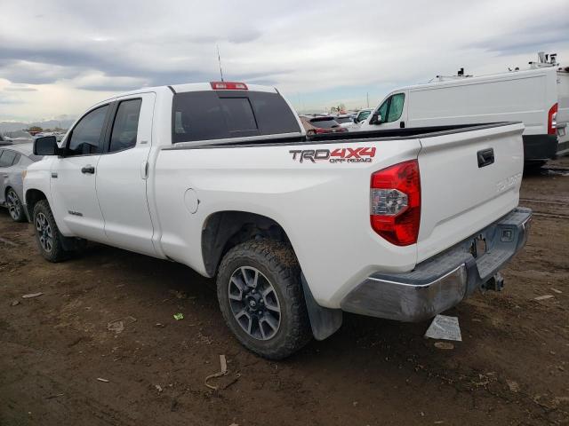 5TFUW5F15EX329787 - 2014 TOYOTA TUNDRA DOUBLE CAB SR/SR5 WHITE photo 2
