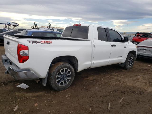5TFUW5F15EX329787 - 2014 TOYOTA TUNDRA DOUBLE CAB SR/SR5 WHITE photo 3