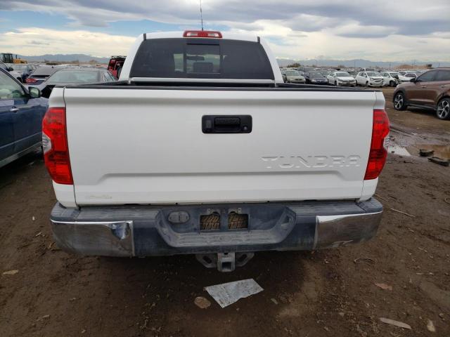 5TFUW5F15EX329787 - 2014 TOYOTA TUNDRA DOUBLE CAB SR/SR5 WHITE photo 6