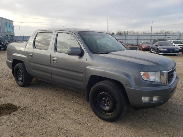 2HJYK16519H003080 - 2009 HONDA RIDGELINE RTL GRAY photo 4