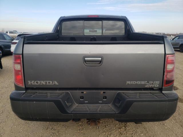 2HJYK16519H003080 - 2009 HONDA RIDGELINE RTL GRAY photo 6