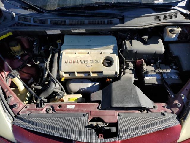 5TDZA23C46S439861 - 2006 TOYOTA SIENNA CE BURGUNDY photo 12