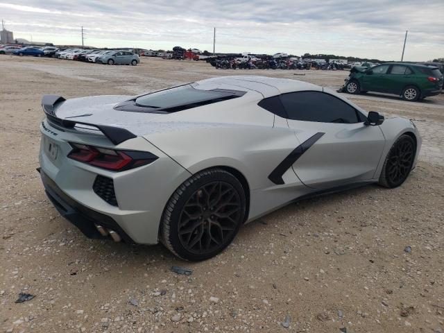 1G1YA2D46M5104258 - 2021 CHEVROLET CORVETTE STINGRAY 1LT SILVER photo 3