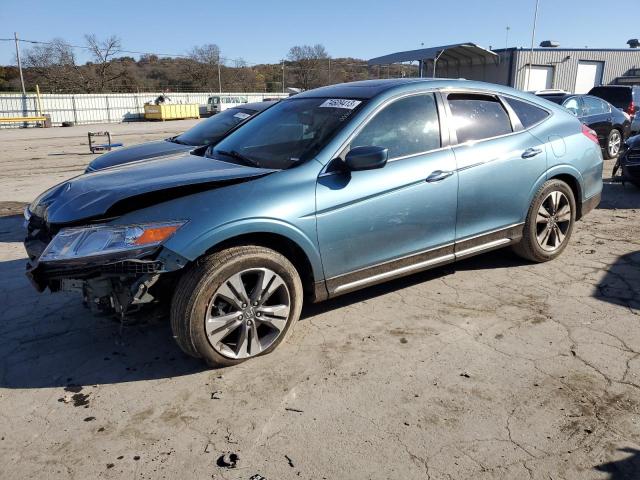 5J6TF1H56EL000649 - 2014 HONDA CROSSTOUR EXL BLUE photo 1