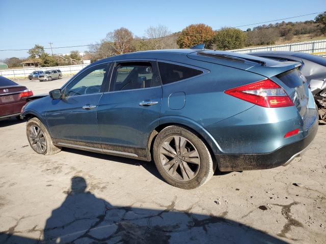 5J6TF1H56EL000649 - 2014 HONDA CROSSTOUR EXL BLUE photo 2