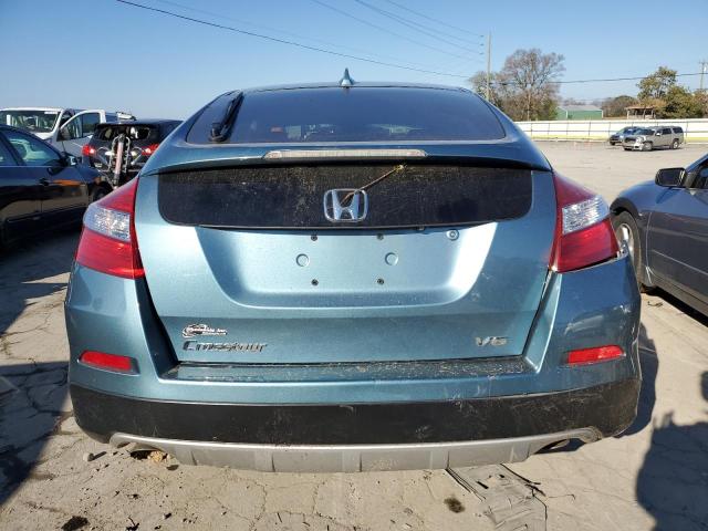 5J6TF1H56EL000649 - 2014 HONDA CROSSTOUR EXL BLUE photo 6