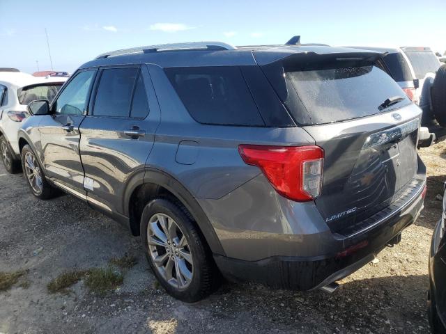 1FMSK7FH4MGC05323 - 2021 FORD EXPLORER LIMITED GRAY photo 2