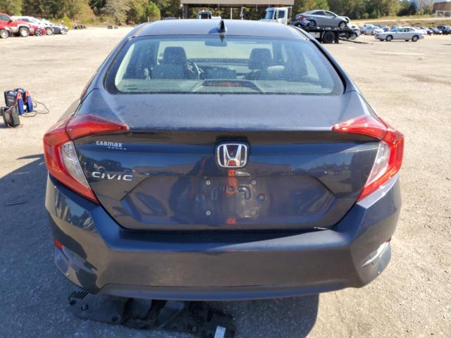 2HGFC2F74JH501070 - 2018 HONDA CIVIC EX BLUE photo 6