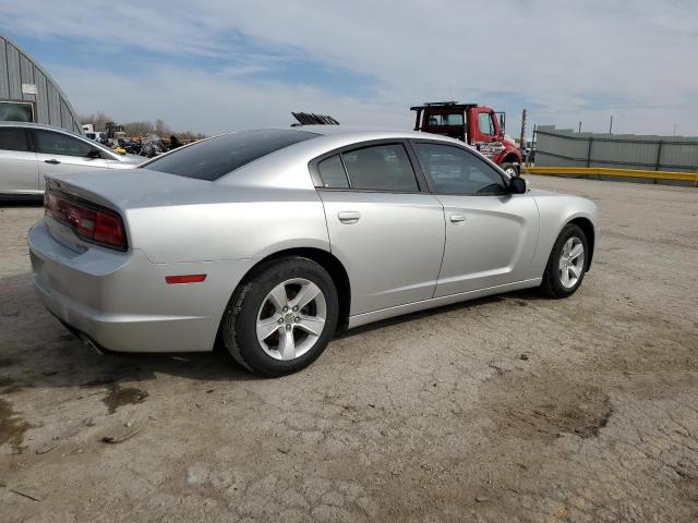 2C3CDXBG3CH134929 - 2012 DODGE CHARGER SE SILVER photo 3