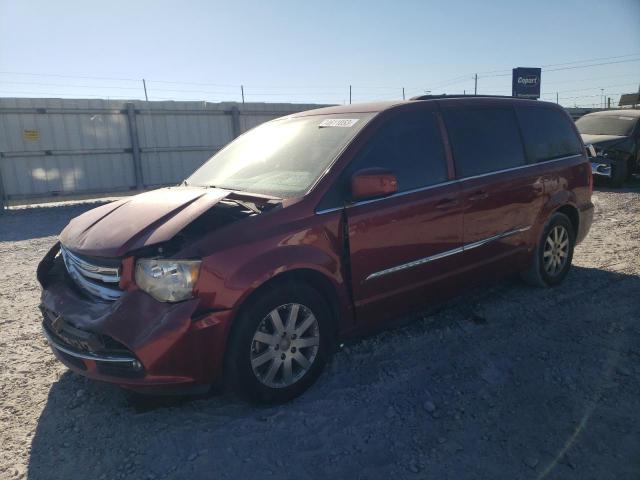 2C4RC1BG1DR748170 - 2013 CHRYSLER TOWN & COU TOURING MAROON photo 1