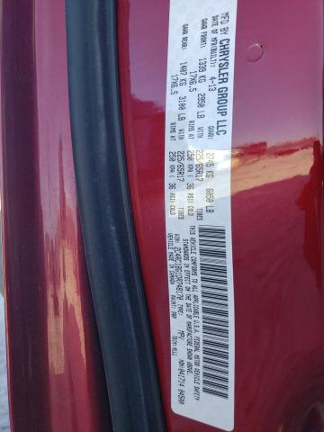 2C4RC1BG1DR748170 - 2013 CHRYSLER TOWN & COU TOURING MAROON photo 13