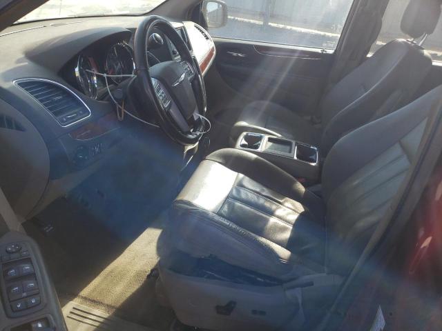 2C4RC1BG1DR748170 - 2013 CHRYSLER TOWN & COU TOURING MAROON photo 7