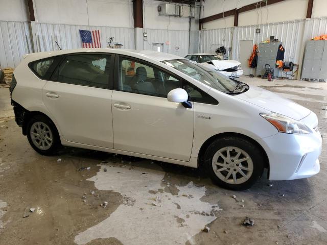 JTDZN3EU5D3215075 - 2013 TOYOTA PRIUS V WHITE photo 4