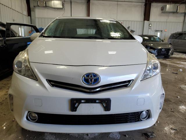 JTDZN3EU5D3215075 - 2013 TOYOTA PRIUS V WHITE photo 5