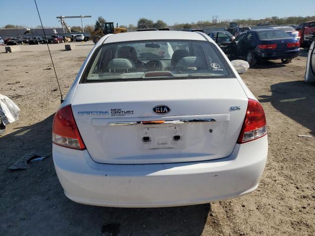 KNAFE221X95667779 - 2009 KIA SPECTRA EX WHITE photo 6