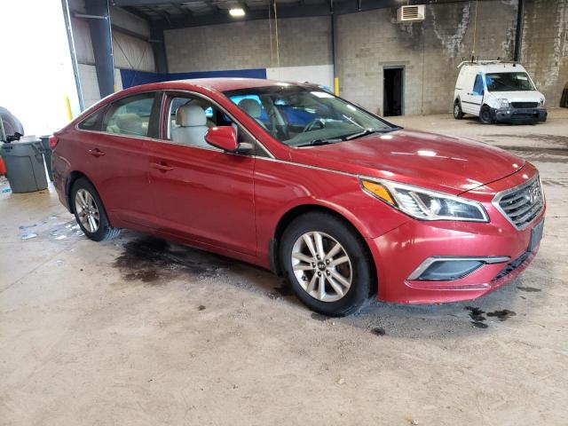 5NPE24AF8GH308721 - 2016 HYUNDAI SONATA SE RED photo 4