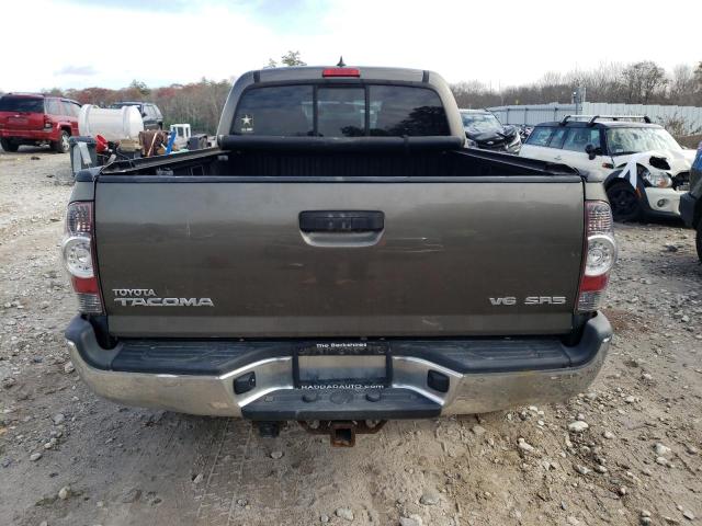 3TMMU4FN8CM046614 - 2012 TOYOTA TACOMA DOUBLE CAB LONG BED BROWN photo 6