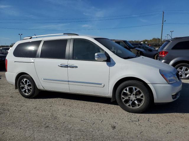 KNDMH4C77E6592592 - 2014 KIA SEDONA EX WHITE photo 4