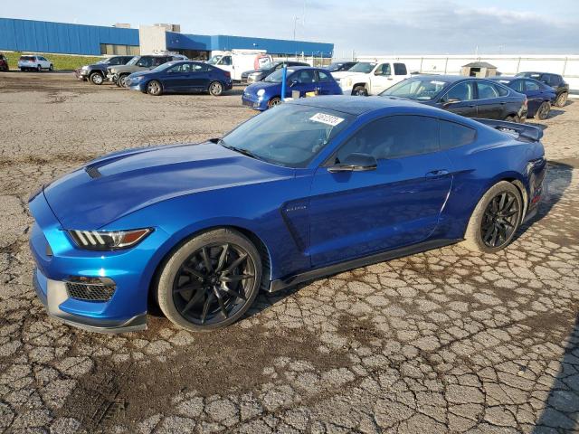 1FA6P8JZ7H5526888 - 2017 FORD MUSTANG SHELBY GT350 BLUE photo 1