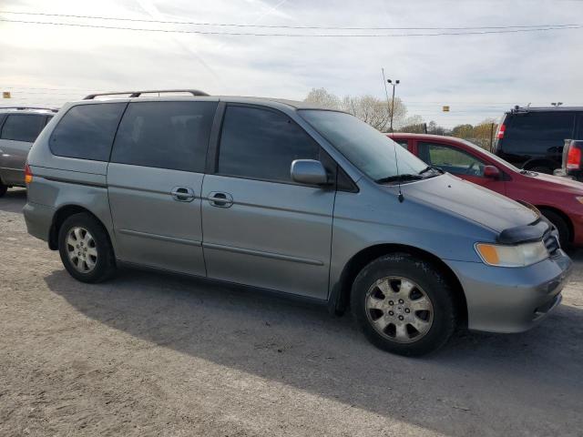 2HKRL18682H552669 - 2002 HONDA ODYSSEY EX GRAY photo 4