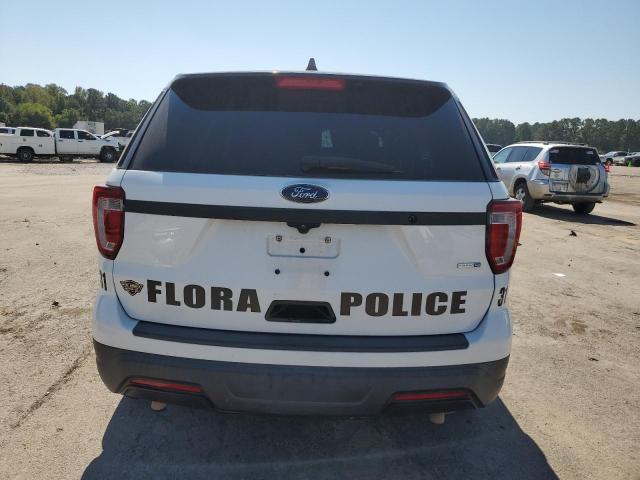1FM5K8AR1KGA63108 - 2019 FORD EXPLORER POLICE INTERCEPTOR 白色 照片 6