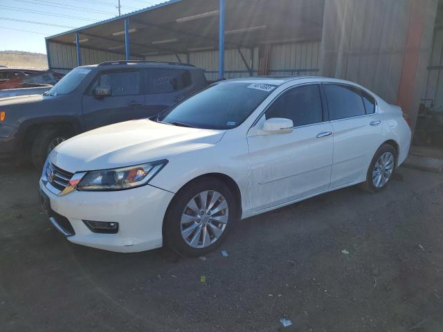 1HGCR3F83DA019242 - 2013 HONDA ACCORD EXL WHITE photo 1