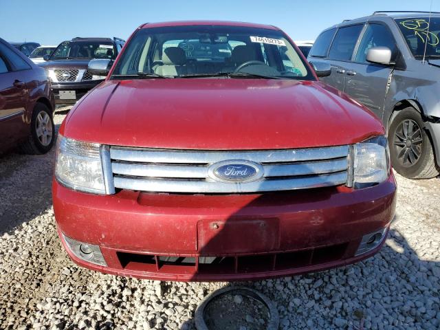 1FAHP25W09G112203 - 2009 FORD TAURUS LIMITED RED photo 5