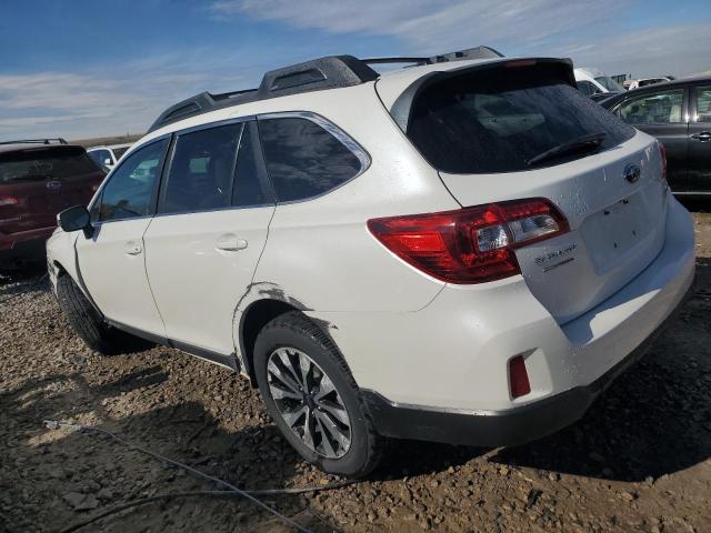 4S4BSBJC0F3300258 - 2015 SUBARU OUTBACK 2.5I LIMITED WHITE photo 2