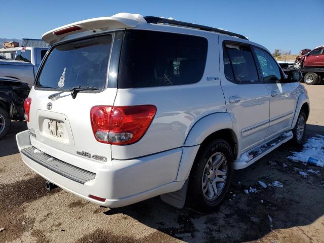 5TDBT48A36S271578 - 2006 TOYOTA SEQUOIA LIMITED WHITE photo 3