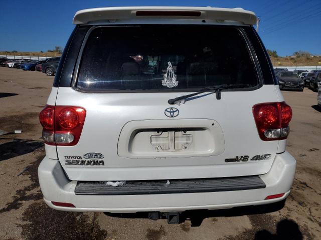 5TDBT48A36S271578 - 2006 TOYOTA SEQUOIA LIMITED WHITE photo 6