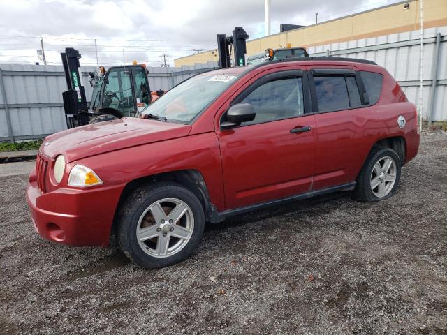 1J8FF47W87D570706 - 2007 JEEP COMPASS RED photo 1