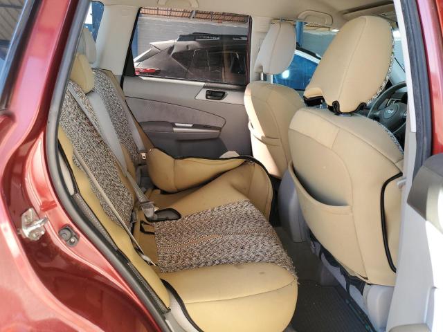 JF2SH6BC4AG791932 - 2010 SUBARU FORESTER XS Կարմիր լուսանկար 10