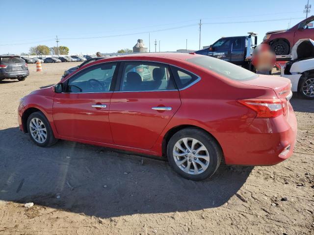 3N1AB7AP5JL663283 - 2018 NISSAN SENTRA S RED photo 2