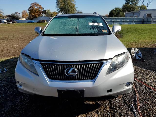 2T2BK1BA0CC137086 - 2012 LEXUS RX 350 SILVER photo 5