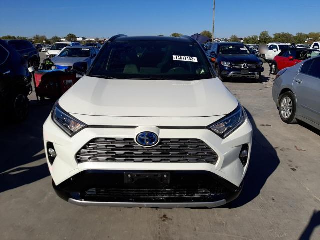 JTMEWRFV8KJ016035 - 2019 TOYOTA RAV4 XSE WHITE photo 5