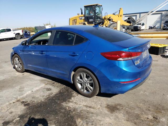 KMHD84LF8JU563529 - 2018 HYUNDAI ELANTRA SEL BLUE photo 2