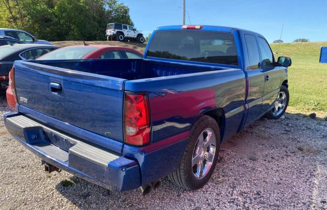 2GCEK19N041303732 - 2004 CHEVROLET SILVERADO K1500 BLUE photo 4