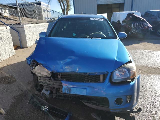 KNAFE162885021443 - 2008 KIA SPECTRA5 5 SX BLUE photo 5