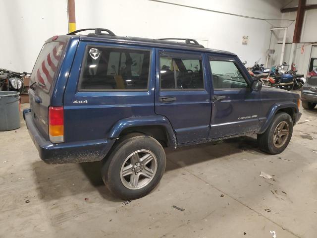 1J4FF58S2YL170120 - 2000 JEEP CHEROKEE CLASSIC BLUE photo 3