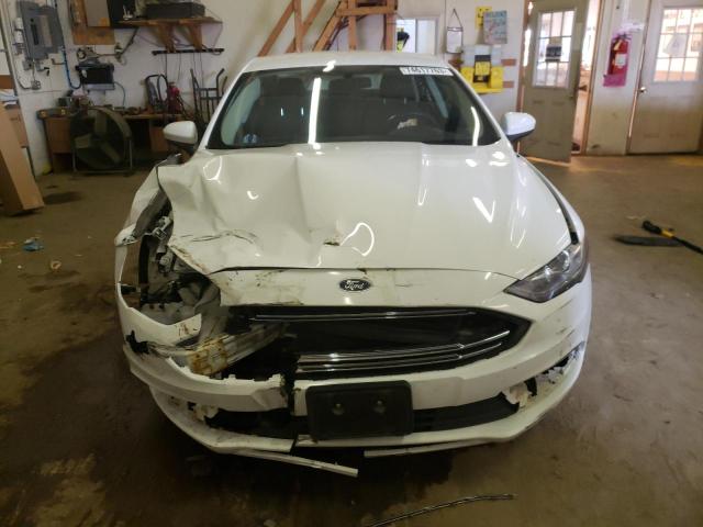 3FA6P0LU0HR182420 - 2017 FORD FUSION SE HYBRID WHITE photo 5