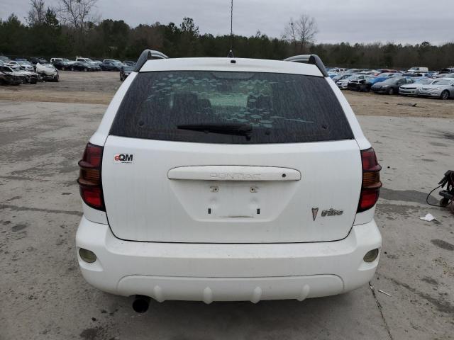 5Y2SL63875Z439042 - 2005 PONTIAC VIBE WHITE photo 6