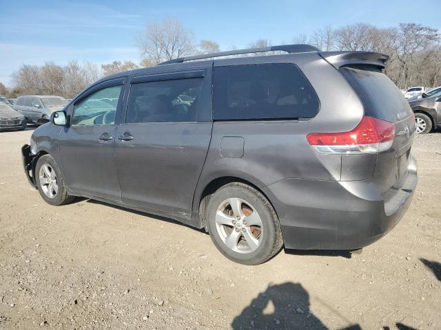 5TDKK3DCXCS183692 - 2012 TOYOTA SIENNA LE GRAY photo 2