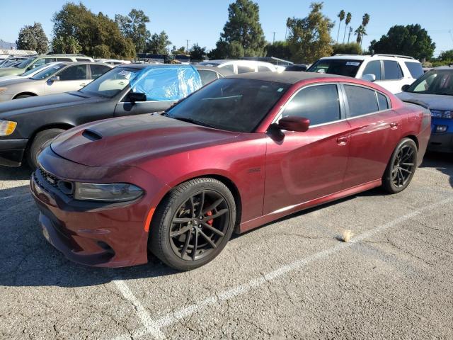 2C3CDXGJ2KH530448 - 2019 DODGE CHARGER SCAT PACK BURGUNDY photo 1